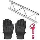 0707943560546 Global Truss Trussing Segment Onyx Black Gig Gloves