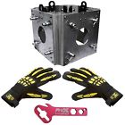 0707943560706 Prox Trussing Sleeve Block Black Yellow Gig Gloves