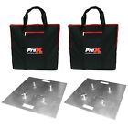 0707943572556 Prox Aluminum Base Plates Pair Padded Bags