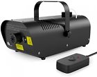 317us-0001 1byone 1500w Fog Machine With Wired Remote Control Fogger 2000ml Tank Capacity