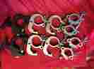 4-trigger Mega Claw Pro Burger Mixed Lot 2 Mega-claw Clamp 4-half