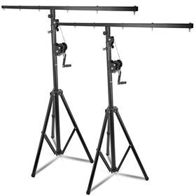 5 Core D0102xfhvn6 Dj Light Stand Crank 65.5-111 Inch Adjustable Tripod T-bar Ls120 2pcs