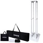 Ps1xl 5060473244870 Novopro White Variable Height Dj Podium Stand Scrims
