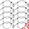 Accessory-pack-198 Pssl Steel Light Fixture Safety Cable W Latch 10 Pack
