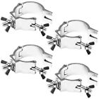 Accessory-pack-206 Global Truss Mini Aluminum 2in Wrap Around Clamp 4 Pack 641076972961