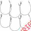 Accessory-pack-216 Pssl Steel Light Fixture Black Safety Cable 6 Pack
