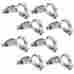 Accessory-pack-257 Global Truss 2in Wrap Around Swivel Clamp 8 Pack 641076973449