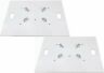 Accessory-pack-710 Global Truss White Aluminum Base Plate Pack 667744976680