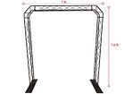 Arch-sb2 Cedarslink Black Truss Arch Kit Height Mobile Portable 049008667228