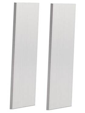 Aywfey F-2p-aluminum-bar-us 2 Pcs Square Aluminum Flat Bar 1/4ftft 6mm Thickness X 2ftft Width 12ftft