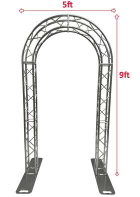 Cedarslink 5ft 9ft Aluminum Truss Arch-way Kit Wide High Portable Dj Lighting System Bolts
