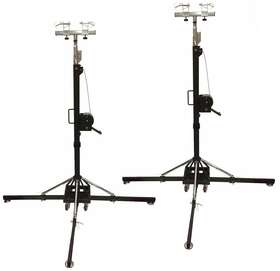 Cedarslink 760939171737 Two 20ft Heavy Duty Tower Lifter Crank Lighting Dj Concert Stand Without Utriggers