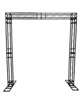 Cedarslink 760939172215 Black Square Arch Truss Kit 10.5 Ft. Total Height 10 Width Lightweight