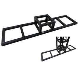 Lk-ppb10025 Cedarslink 760939172758 11 Inch X40 Flat Metal Frame Base With 4 Height Extension For 8 X B
