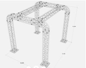 Cedarslink 760939172925 Trade Show Truss Booth