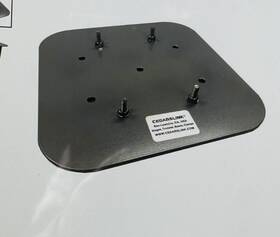 Lk-1212sta Cedarslink Lk-1212ata 12 Inch X12 Aluminum Base Plate/top For Bolt Style Lk-sta S3