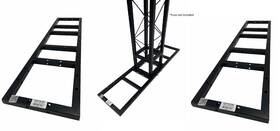 Lk-3.2020b Cedarslink Two 2 11 Inch X40 Flat Metal Frame Base For 8 X8 Black Trussing Bolted Box Truss