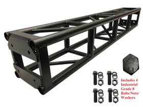 Lk-3030.2 Cedarslink Black 6.56ft 2 Meter Bolt Aluminum 11.81 Inch Box Square Trussing Truss