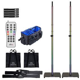 Chauvet 789049913563 Dj Flexstand Fx Ils Led Lighting Stands Pair W Bags And Remote Pre-order