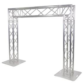 Cl-tb-goalpost10x10 Clutch F34 Box Truss Aluminum Goal Post 9.84x9.84 Ft Exhibition Package