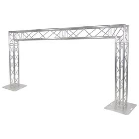 Cl-tb-goalpost10x20 Clutch F34 Box Truss Aluminum Goal Post 9.84x19.68 Ft Exhibition Package