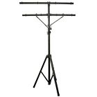 I77bls03-1 Dj Bk Stand Tripod Dual Lighting T-bar