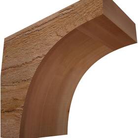 Ekena Millwork B00zrxd1v0 Rft06x10x12hun00rwr Huntington Rough Sawn Rustic Wood Rafter