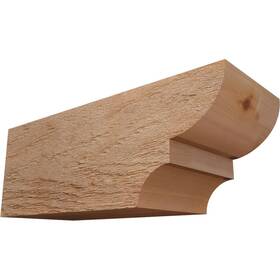 Ekena Millwork Rft06x06x16rid00rwr Ridgewood Rough Sawn Rustic Wood Rafter