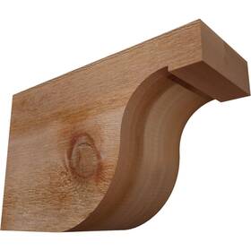 Ekena Millwork Rft06x10x16del00rwr Del Monte Rough Sawn Rustic Wood Rafter