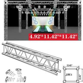 03tuv-1530-01 Evargc 1.5m Square Truss Kit Dj Booth Trussing Section Stage Segment Lighting Stand 12 Inch