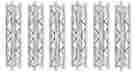 F34-200 F34200 Trrote Truss 6.56 Ft 2 M Square Box Lighting Trussing Section Fits Global X6