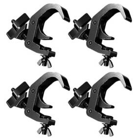 Feleolibe Mg382 4pack Heavy Duty Stage Light Clamp Hooks Aluminum Premium Pro Truss Clamps