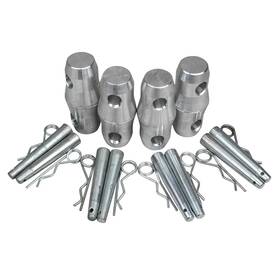 Gs34-cc4 Galaxy Stage Conical Coupler Connector Set Of 4 For F34 Gs34 Truss