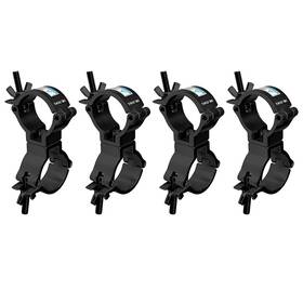Au-498 Gbgs 4 Pack 2 Inch Black Truss Swivel Coupler Dual Lighting Clamp For F34 Max Lo