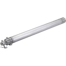 Global Truss 896312008465 Tube .5 - 1.64ft 0.5m Single Straight Segment 2 Inch Dia