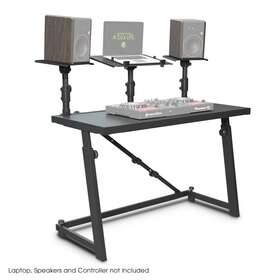 Gfdjt01 Gravity 01 Fdjt Dj Desk With Adjustable Loudspeaker And Laptop Trays Gfdjt01 Gravity 01 Fdjt Dj Desk With Adjustable Loudspeaker And Laptop Trays