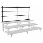 Grr24s National Public Seating Guard Rail For Straight Risers