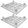 Gt-mh-base-2pk Global Truss Base Multi Hole Aluminum Plates Pair 0707943552978