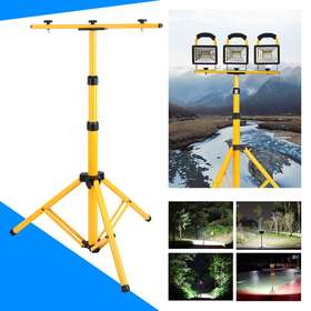 H-yeeu 736724938939 Adjustable Led Work Light Tripod Stand For Par Telescoping Portable