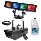 1302 H1302pack1 Chauvet Dj Hurricane Compact Fog Machine Led Wash 0707943565794