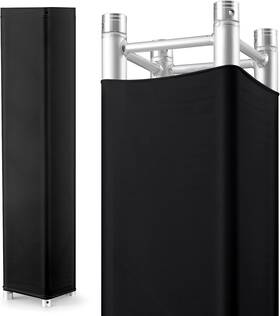 Hahafelt 445026671637 2 Pcs Black Truss Cover Fits 6.56 Ft X 12 In Box Scrim Elastic Fa