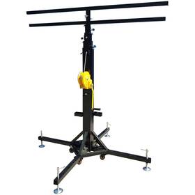 U24s224 Haywhnkn 2 Heavy Duty Lighting Audio Truss Crank Stand Lift Tower With Light Bar Top