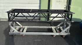 Trueheartsound0 James Thomas Engineering G240t096 15x24 St-mlt Custom Truss /w Dolly Frame.#3665