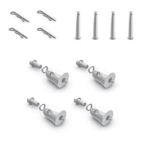 4xcon63u Milos 4xpb 4xsrpb Truss Cube Conical Coupler For M290/390 Series Set Of 4