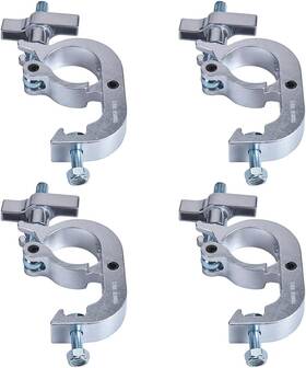 Mr Truss 376125472993 4 Tc5 Universal 2 Inch Heavy Duty Pro Aluminum Stage Lighting Clamp