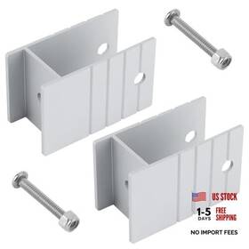 Mzcvriru 798565426815 Extra Tall Pontoon Bimini H-bracket For Boats 1-1/4 Inch Square Aluminum
