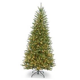 Duslh1-65lo National Tree Pre-lit Artificial Slim Christmas Green White Lights Includes 6.5 Ft