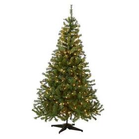 Kcdr-60lo National Tree Pre-lit Artificial Medium Christmas Green Kincaid Spruce White 6 Ft