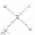 Nex15conwht Nex15conblk Odyssey Truss Connector Nex15con 6x6 Trussing Nexus Dj White 807822035308