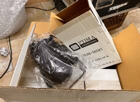 Optima Opt-38-short Black Par Cans - 6 Lights New In Box With Gel Frames